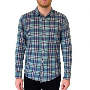 Banana Republic organic cotton blend slim fit button down shirt men’s medium